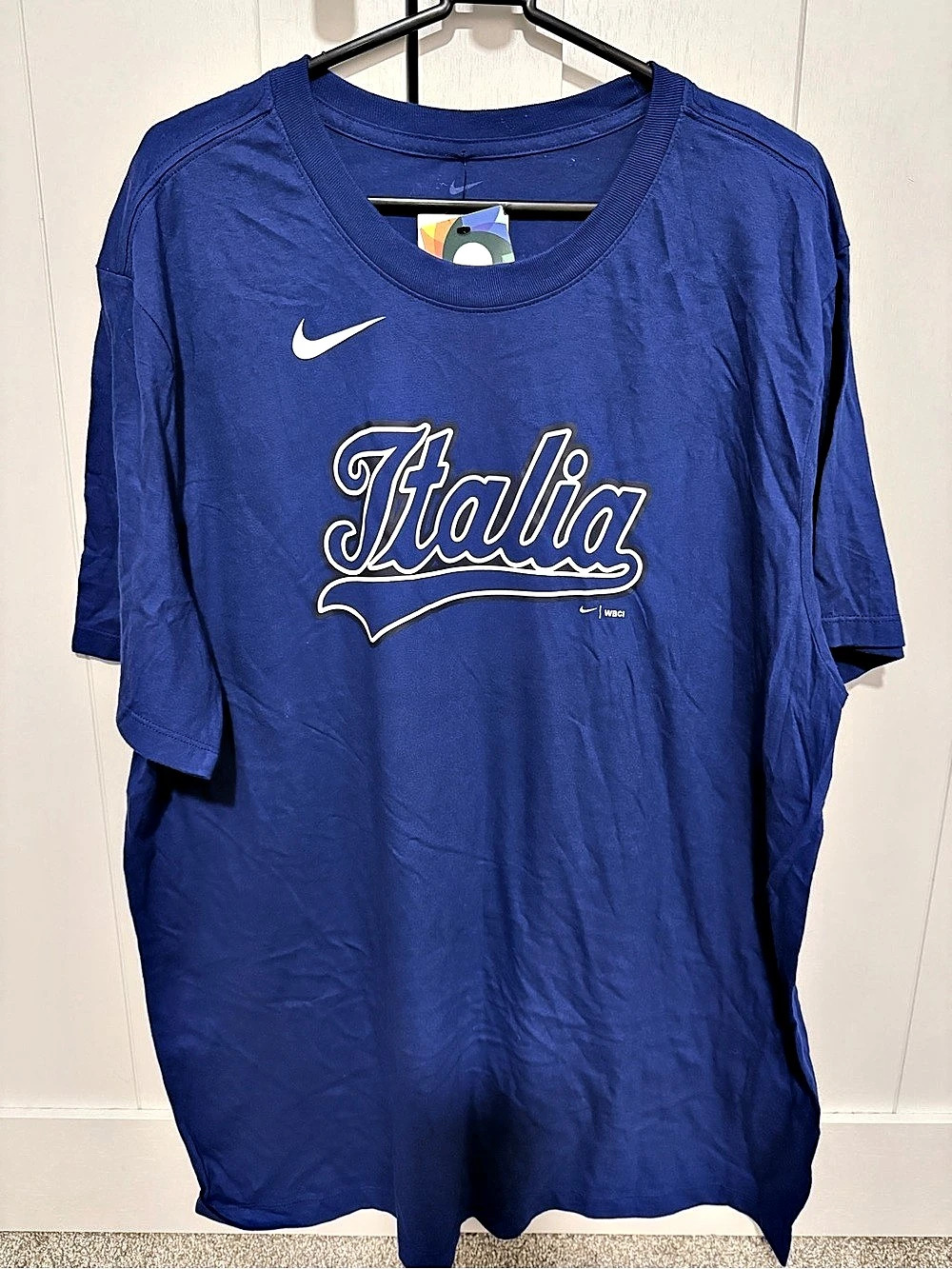 Nike Italy Vinnie Pasquantino #9 2026 World Baseball Classic WBC Shirt XL NWT